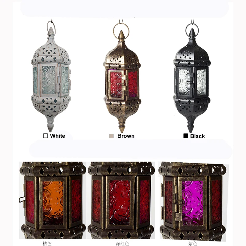 Metal Hollow Glass Moroccan Hanging Tea Light Holder Decorative Lantern Matching Block Candle Small Tealight
Metal Hollow Glass Moroccan Hanging Tea Light Holder Decorative Lantern Matching Block Candle Small Tealight