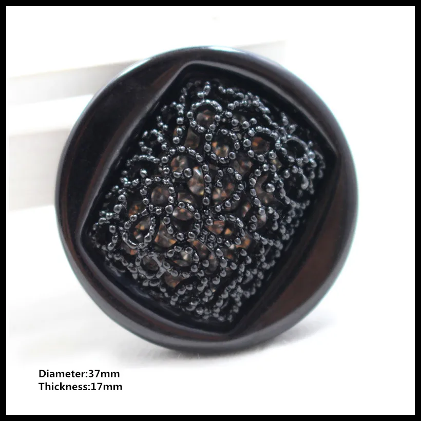 free shipping 37mm 1pcs cool black metal Diamonds Clothing Accessories Overcoat Jacket Coat Buttons Sweater Shirt Button,61
free shipping 37mm 1pcs cool black metal Diamonds Clothing Accessories Overcoat Jacket Coat Buttons Sweater Shirt Button,61