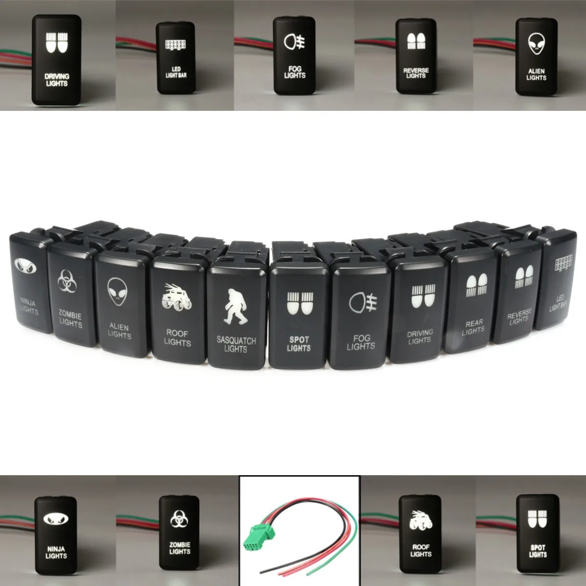 1x Dual White ON/OFF LED Fog Light Bar Push Switch For Toyota Landcruiser Hilux Prado 120 /FJ CRUISE
1x Dual White ON/OFF LED Fog Light Bar Push Switch For Toyota Landcruiser Hilux Prado 120 /FJ CRUISE