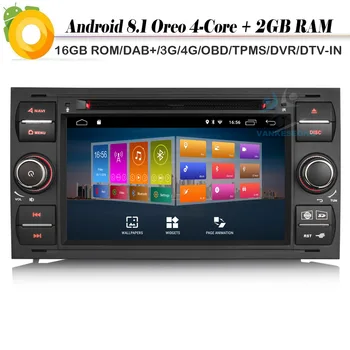 Quad Core Android 8.1 Autoradio DAB+DVD GPS WiFi 4G RDS Bluetooth DVT-IN Car Radio Player for FORD Galaxy Kuga Mondeo Sat Navi
Quad Core Android 8.1 Autoradio DAB+DVD GPS WiFi 4G RDS Bluetooth DVT-IN Car Radio Player for FORD Galaxy Kuga Mondeo Sat Navi