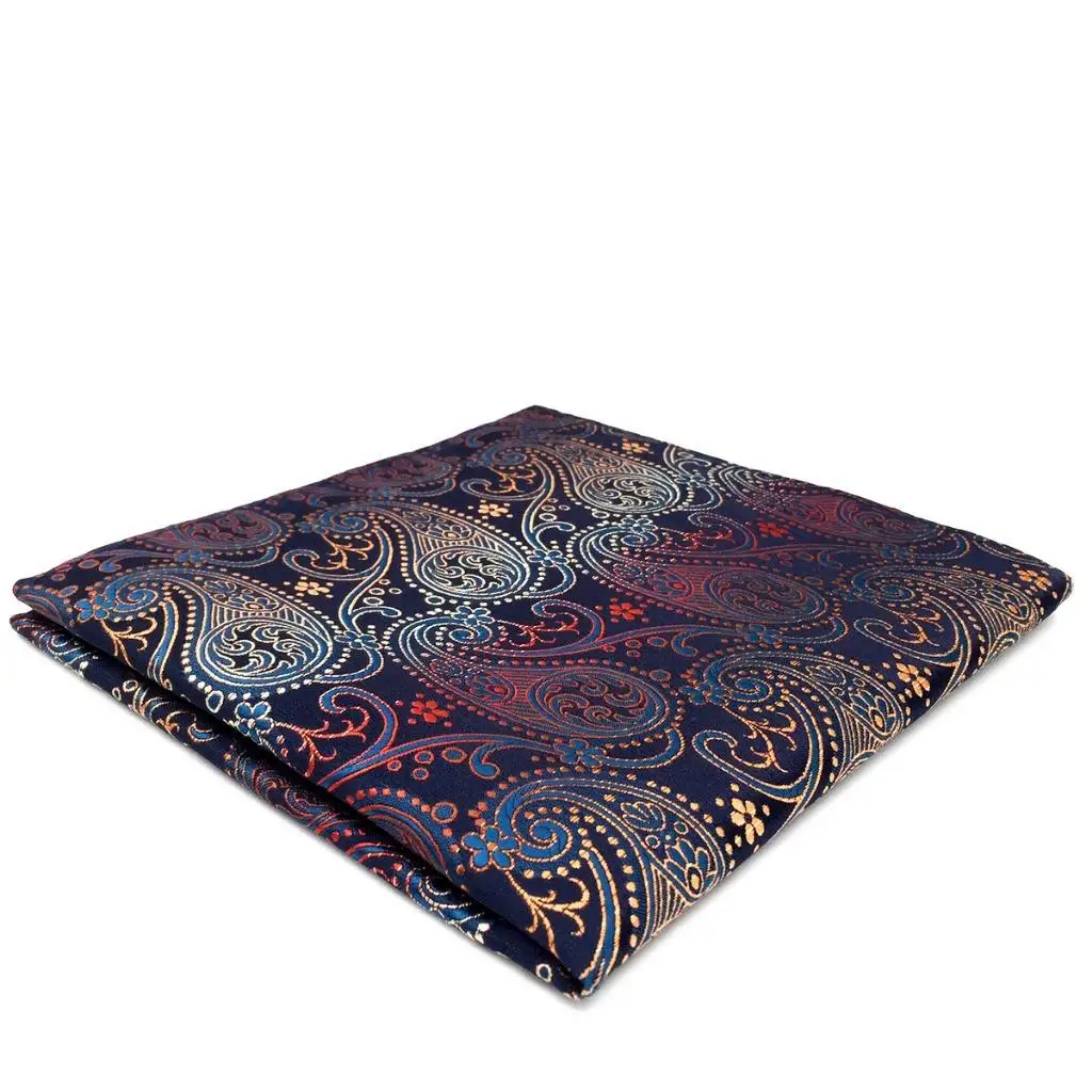 BH26 Brand New Mens Pocket Square Navy Multicolor Paisley Silk Dress Wedding Fashion Hanky 12.6"
BH26 Brand New Mens Pocket Square Navy Multicolor Paisley Silk Dress Wedding Fashion Hanky 12.6"