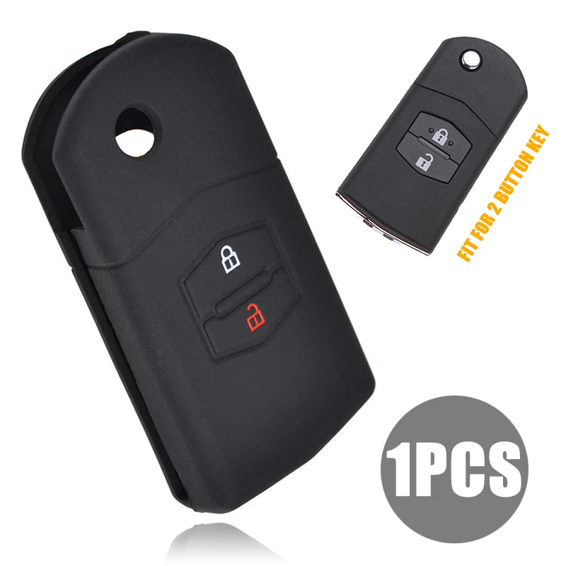 Mayitr 2 Button Silicone Key Case Cover Black Universal For Mazda Demio 2 5 6 Remote Fob Protector
Mayitr 2 Button Silicone Key Case Cover Black Universal For Mazda Demio 2 5 6 Remote Fob Protector