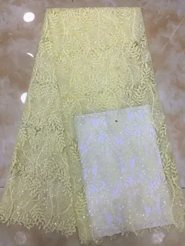 yellow African Lace Fabric For Wedding Dress High Quality French Lace Fabric With Sequins Fashion Nigerian Lace Fabric
yellow African Lace Fabric For Wedding Dress High Quality French Lace Fabric With Sequins Fashion Nigerian Lace Fabric