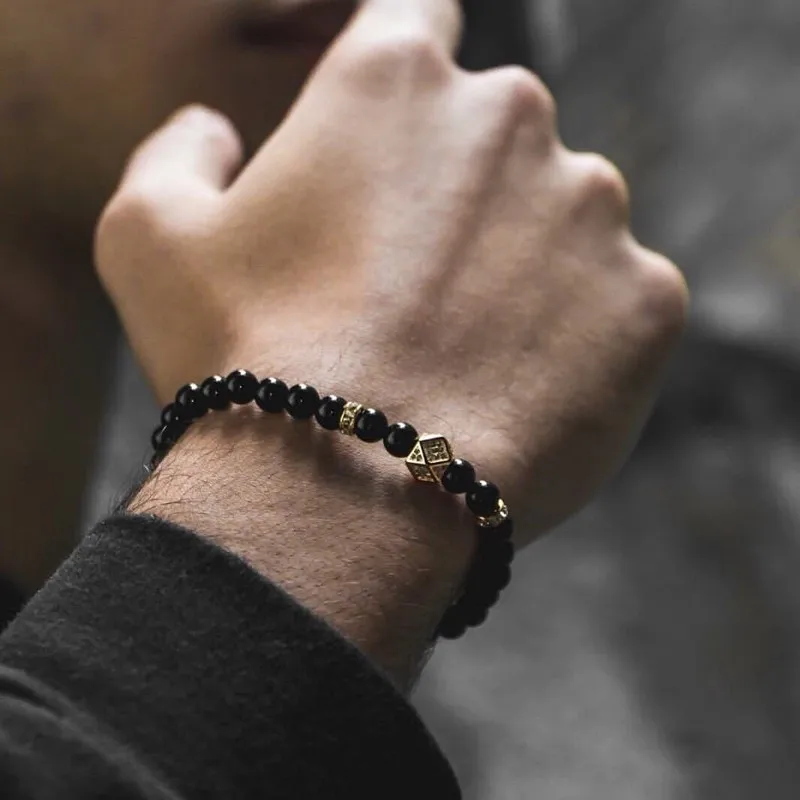 NAIQUBE 2019 New Fashion Men Bracelet Geometry 6mm Stone Beaded Cube Charm Bracelet Men Jewelry Accessories Party Gift
NAIQUBE 2019 New Fashion Men Bracelet Geometry 6mm Stone Beaded Cube Charm Bracelet Men Jewelry Accessories Party Gift