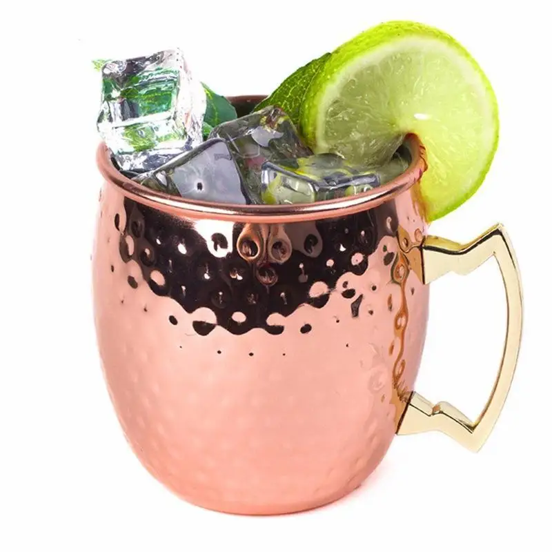Adeeing Solid Copper 18 Ounce Unlined Mug Drinking Cup Perfect For Cocktails Iced Tea And Beer | Дом и сад