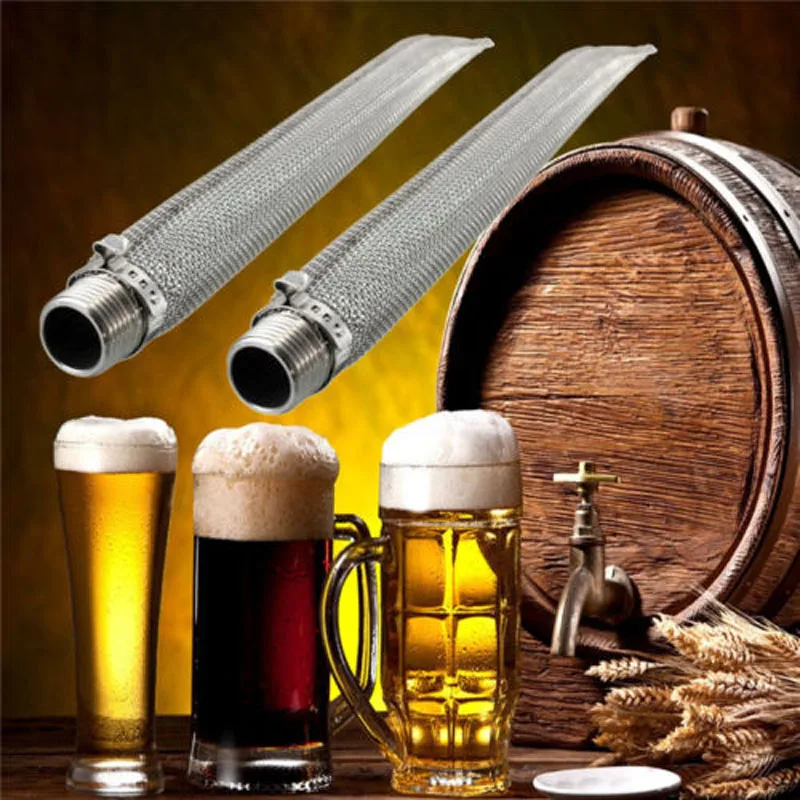 12 and 6 inch Filter Screen Mesh Stainless Steel Bazooka Screen 1/2" NPT Homebrew Beer Mash Filter
12 and 6 inch Filter Screen Mesh Stainless Steel Bazooka Screen 1/2" NPT Homebrew Beer Mash Filter