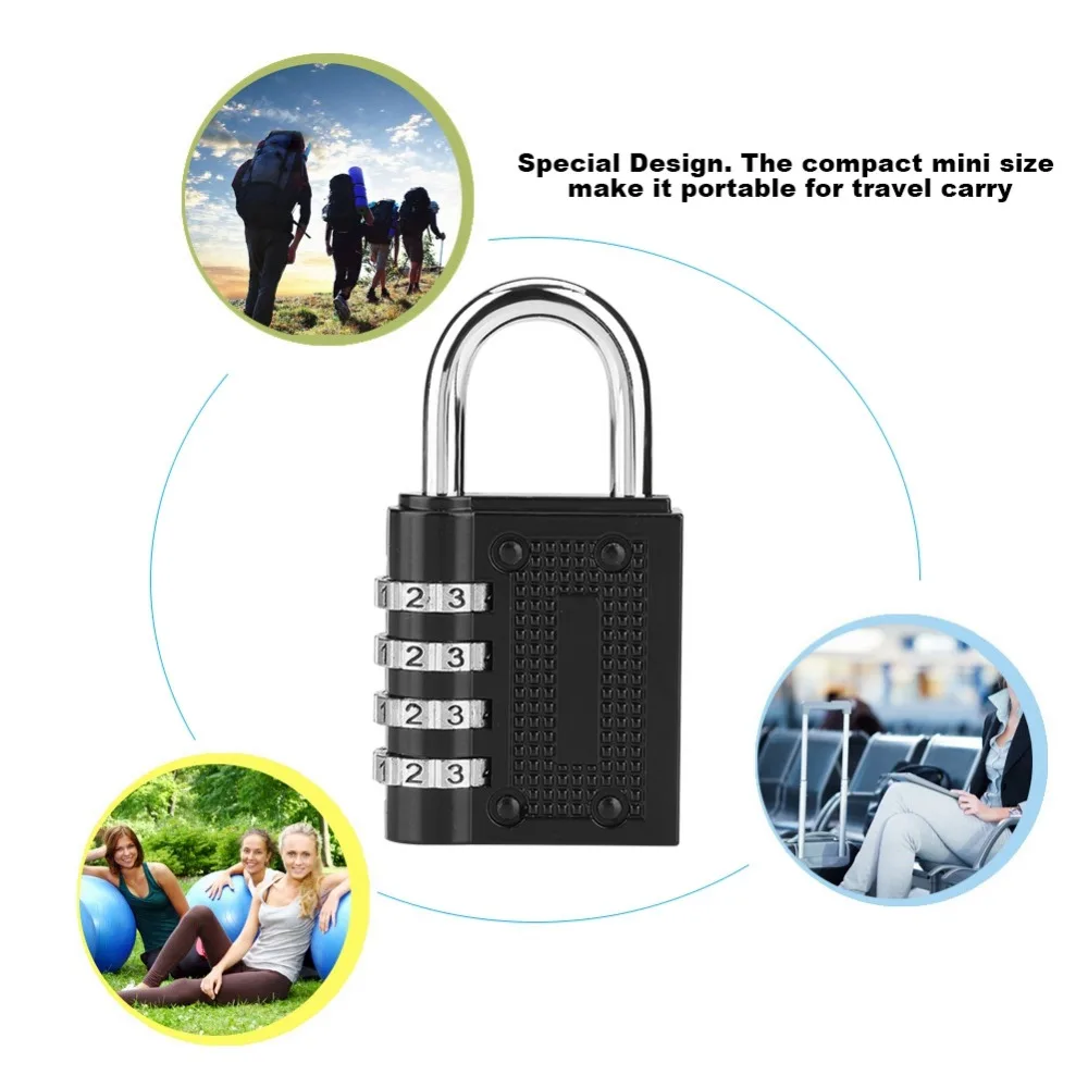 4 Dial Digit Combination Luggage Password Lock Padlock for Gym School Student Employee Locker on sale
4 Dial Digit Combination Luggage Password Lock Padlock for Gym School Student Employee Locker on sale