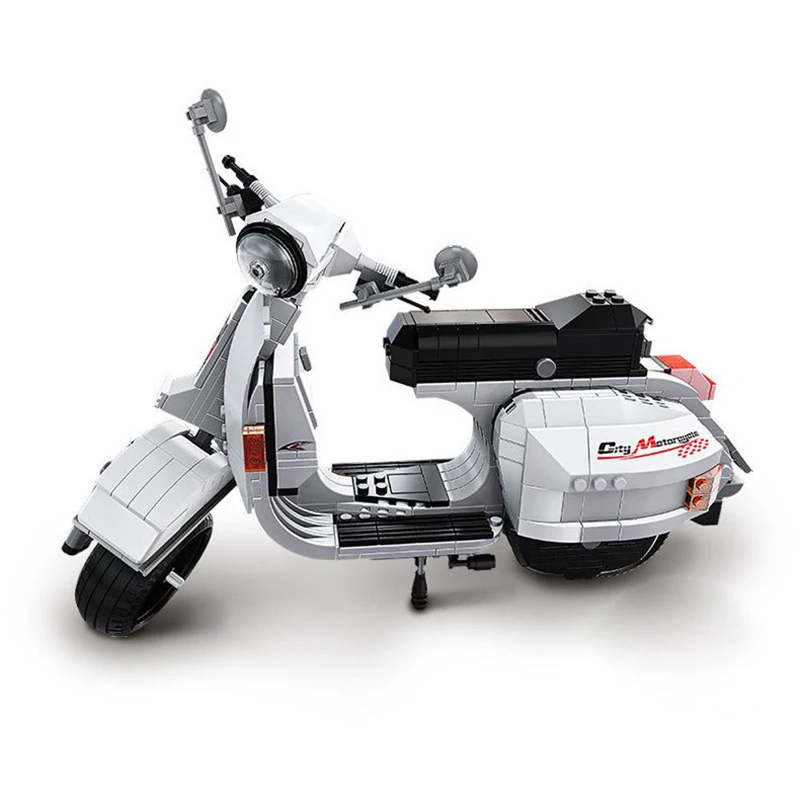 The Vespa Moped Motorcycle City Classic Genuine Creative Technic building blocks compatible Legoings bricks toys for children
The Vespa Moped Motorcycle City Classic Genuine Creative Technic building blocks compatible Legoings bricks toys for children