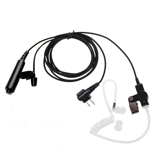 3 Wire Pro Covert Acoustic Tube Earpiece Headset Mic For Motorola Radio 2Pin Cls1110 Cls1410 Cls1413 Cls1450 Cls1450C Etc | Электроника