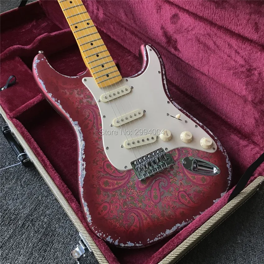 In Stock , antique relic electric guitar, amoeba watermark picture, bone needles. ST 60s electric guitar Free shipping
In Stock , antique relic electric guitar, amoeba watermark picture, bone needles. ST 60s electric guitar Free shipping