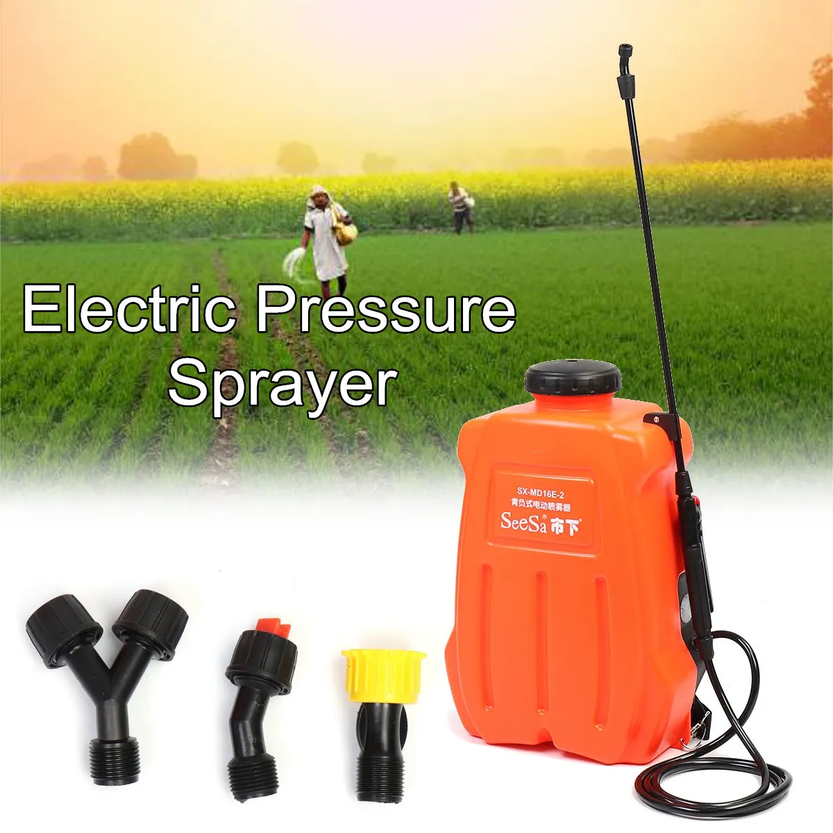16L PP Rechargeable Sprayer Agricultural Pesticide High Pressure Charge Dispenser Garden Equipment Backpack Electric Sprayer
16L PP Rechargeable Sprayer Agricultural Pesticide High Pressure Charge Dispenser Garden Equipment Backpack Electric Sprayer