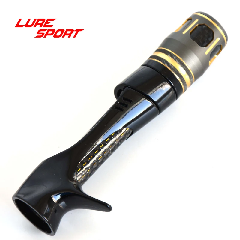 LureSport 2 шт. черная краска катушка для сиденья карбоновая трубка золотой/серый