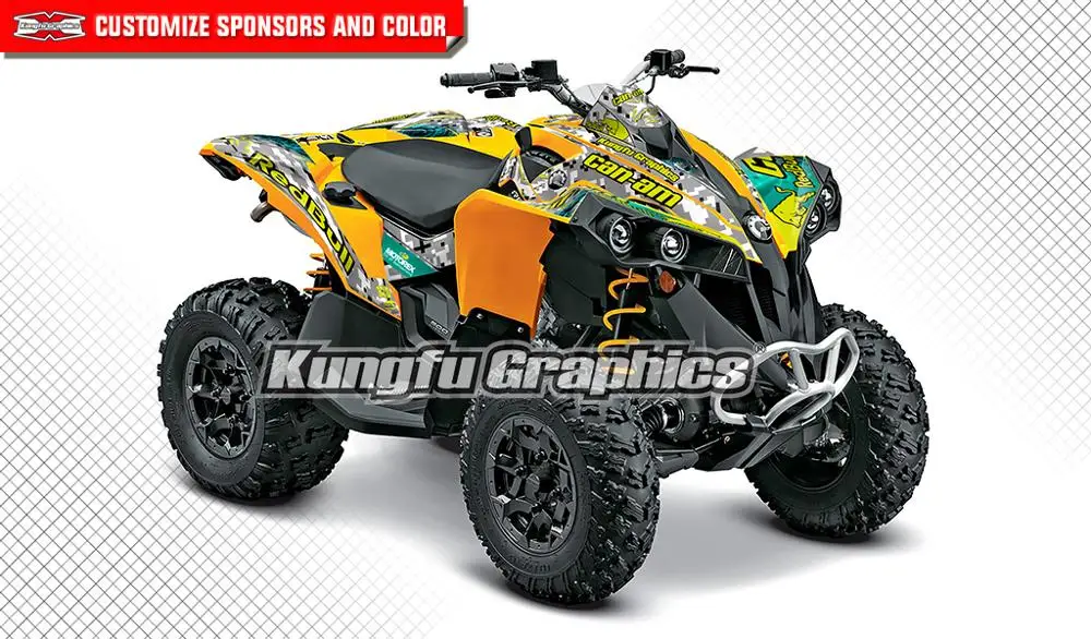 KUNGFU GRAPHICS ATV Full Coverage Decals Vinyl Stickers Vehicle Wraps Adhesive for CAN-AM RENEGADE X XC 500 800R 800X 1000R
KUNGFU GRAPHICS ATV Full Coverage Decals Vinyl Stickers Vehicle Wraps Adhesive for CAN-AM RENEGADE X XC 500 800R 800X 1000R