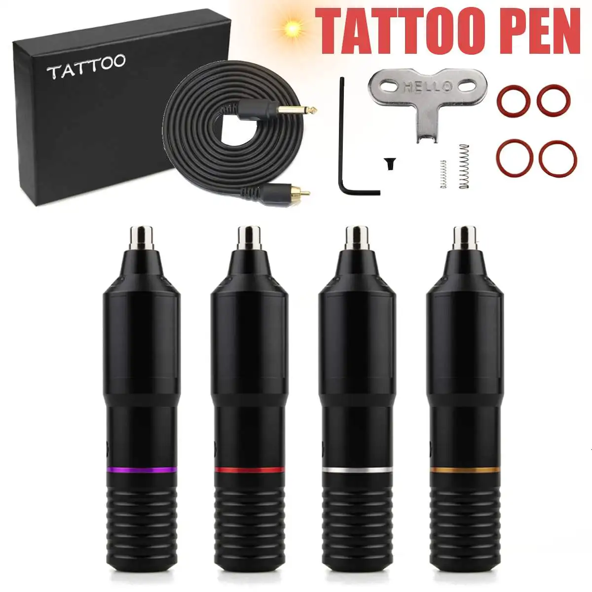 Hybrid Tattoo Pen Rotary Tattoo Machine & Permanent Makeup Pen Motor Needle Cartridges for Tattoo Artists
Hybrid Tattoo Pen Rotary Tattoo Machine & Permanent Makeup Pen Motor Needle Cartridges for Tattoo Artists