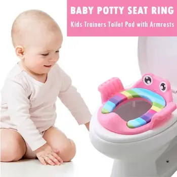 Baby Potty Seat Ring Kids Cartoon Frog Ring Pad with Armrests for Toddler Girls Boys Trainers Potty Toilet Cushion WC Assistant
Baby Potty Seat Ring Kids Cartoon Frog Ring Pad with Armrests for Toddler Girls Boys Trainers Potty Toilet Cushion WC Assistant