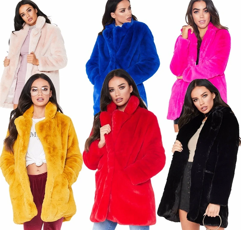 IANLAN Winter Womens Faux Fur Parka Solid Velvet Turn-down Collar Long Outerwear Thick Warm Long Sleeve Overcoats IL00408
IANLAN Winter Womens Faux Fur Parka Solid Velvet Turn-down Collar Long Outerwear Thick Warm Long Sleeve Overcoats IL00408