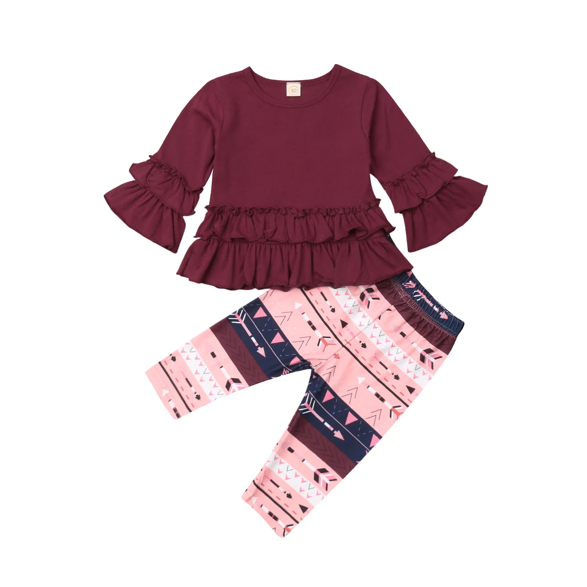 2pcs Floral Kids Baby Girls Outfits Clothes Sets Long Sleeve Tops Blouse Ruffles Pants Set Cute Clothing Girl 6M-4T
2pcs Floral Kids Baby Girls Outfits Clothes Sets Long Sleeve Tops Blouse Ruffles Pants Set Cute Clothing Girl 6M-4T