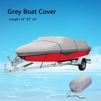 530X290cm V-Hull Trailerable Boat Cover Waterproof Fishing Ski Bass for Speedboat V-shape Grey
530X290cm V-Hull Trailerable Boat Cover Waterproof Fishing Ski Bass for Speedboat V-shape Grey