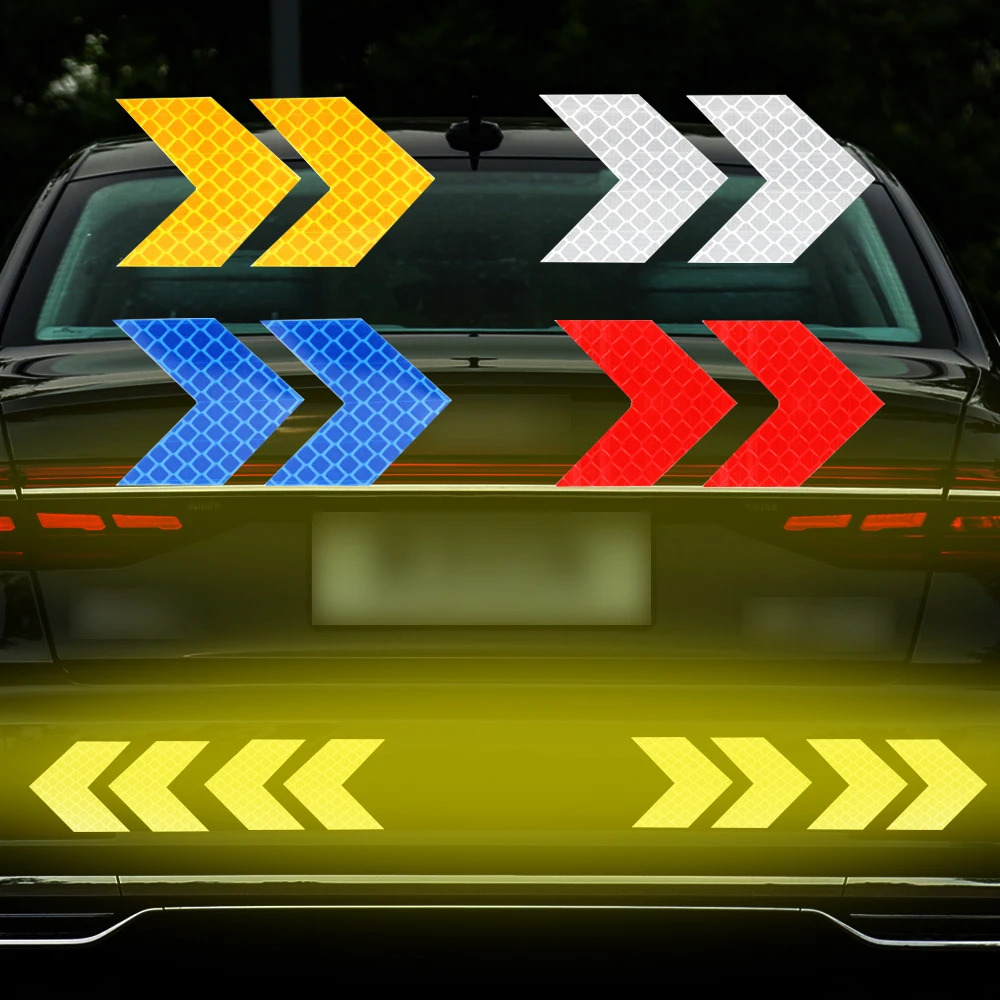 LEEPEE 2 Piece/set 4.5cm x 4cm Car Reflective Sticker Arrows Pattern Car Motorcycle Reflective Warning Sticker
LEEPEE 2 Piece/set 4.5cm x 4cm Car Reflective Sticker Arrows Pattern Car Motorcycle Reflective Warning Sticker