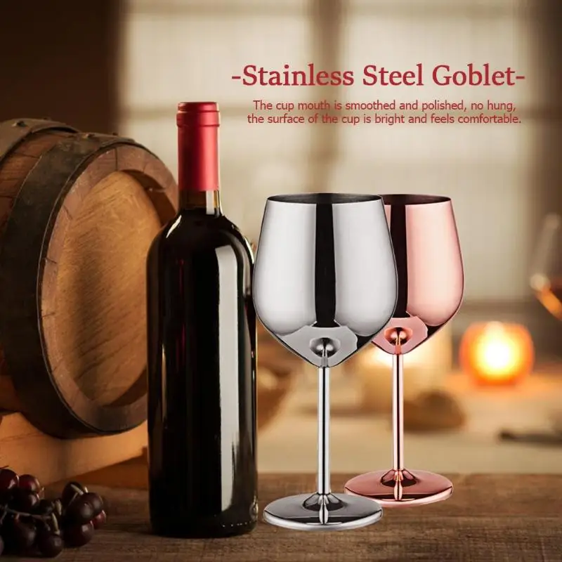 500mL Stainless Steel Wine Glass Juice Drink Champagne Goblet Elegant Bar Party Drinkware Metal Red Wine Cup
500mL Stainless Steel Wine Glass Juice Drink Champagne Goblet Elegant Bar Party Drinkware Metal Red Wine Cup