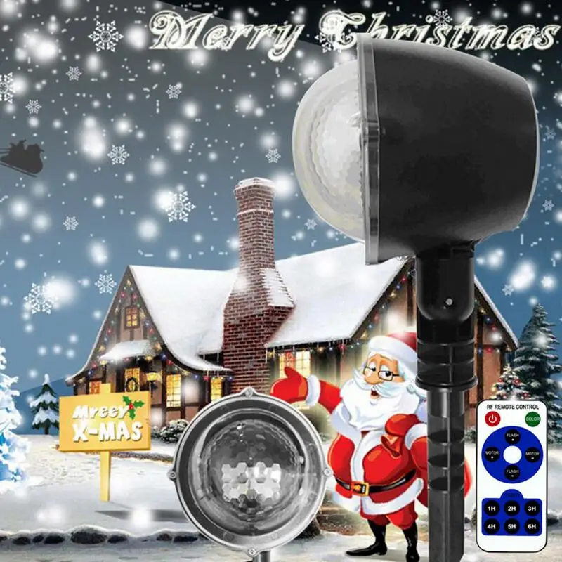 5W LED With Remote Control Christmas New Year LED Stage Party Light Moving Projector Snowflake Light Waterproof Lamp 11.11.sales
5W LED With Remote Control Christmas New Year LED Stage Party Light Moving Projector Snowflake Light Waterproof Lamp 11.11.sales