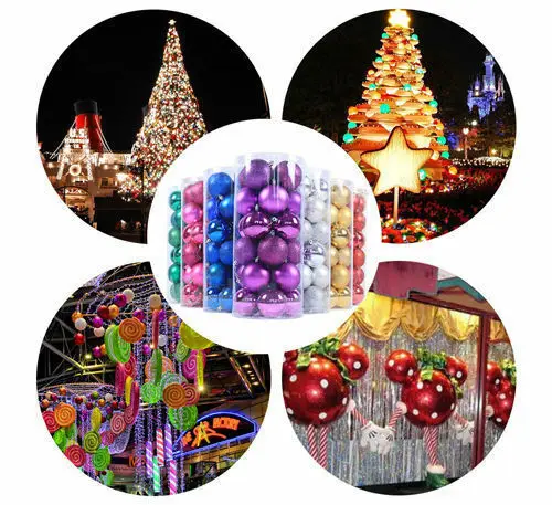 Christmas Ball Ornaments 24Pcs Christmas Balls Hanger Baubles Xmas Tree Hanging Ornament Party Decor 40mm
Christmas Ball Ornaments 24Pcs Christmas Balls Hanger Baubles Xmas Tree Hanging Ornament Party Decor 40mm