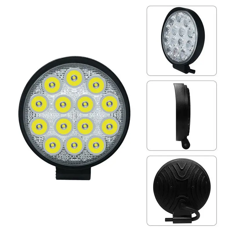 Universal Car 42W Round Working Light Waterproof LED Work Light Spotlight Fog Driving Lighting Lamp For Off Road Truck Car SUV
Universal Car 42W Round Working Light Waterproof LED Work Light Spotlight Fog Driving Lighting Lamp For Off Road Truck Car SUV