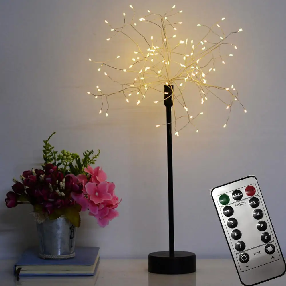 Remote Control LED Copper Wire Fairy String Light Table Lamp for Home Party Festival Table Decoration Creative Gift
Remote Control LED Copper Wire Fairy String Light Table Lamp for Home Party Festival Table Decoration Creative Gift