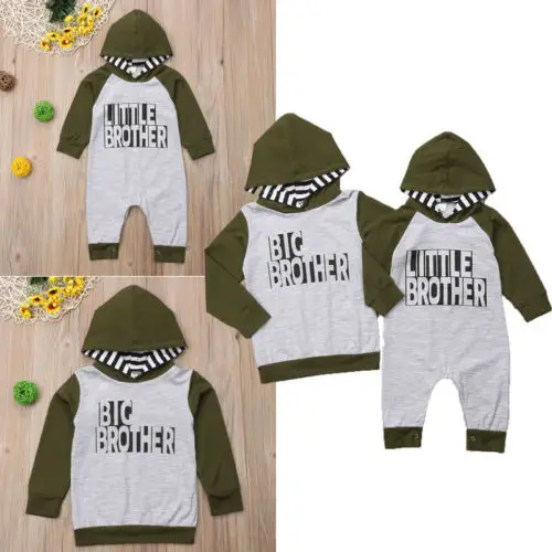 Family Matching Tops Little/Big Brother Family Matching Outfits Hooded Sweatshirt Romper Newborn Baby Boy Clothes
Family Matching Tops Little/Big Brother Family Matching Outfits Hooded Sweatshirt Romper Newborn Baby Boy Clothes
