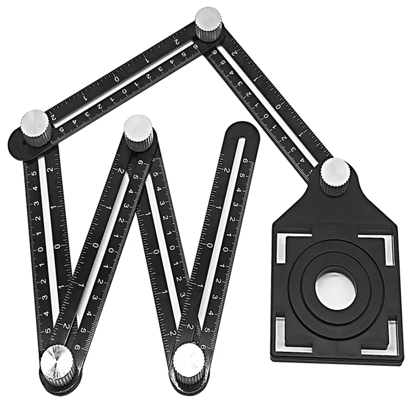 BHTS-Angle Ruler Woodworking Project Plans Multi-Functional Aluminum Alloy Folding Tapping Positioning Ruler Measuring Tool
BHTS-Angle Ruler Woodworking Project Plans Multi-Functional Aluminum Alloy Folding Tapping Positioning Ruler Measuring Tool