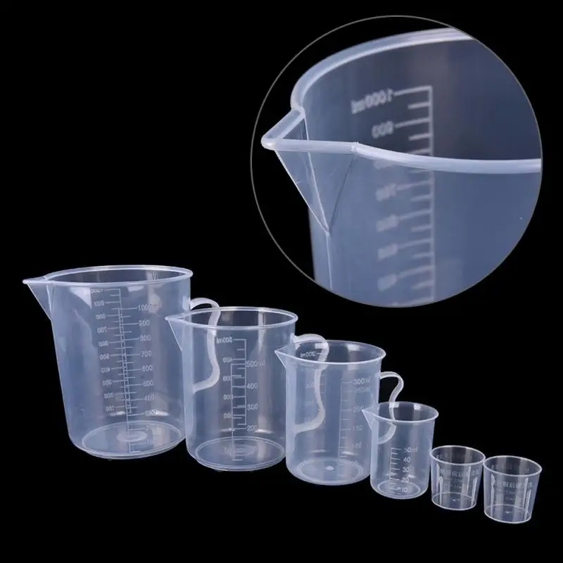Plastic Measuring Jugs Cup With Handle Pour Spout Surface Kitchen Tool Supplies 20/30/50/100/250/300/500/1000ml
Plastic Measuring Jugs Cup With Handle Pour Spout Surface Kitchen Tool Supplies 20/30/50/100/250/300/500/1000ml