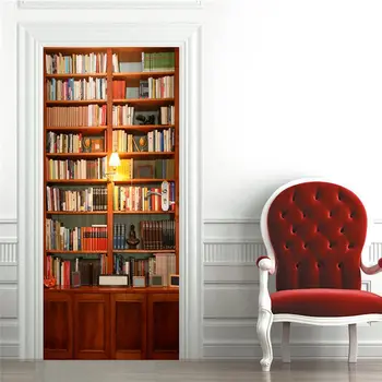 3D Door Wall Fridge Sticker Decals Self Adhesive Mural Scenery Home Decoration, Vintage Bookcase
3D Door Wall Fridge Sticker Decals Self Adhesive Mural Scenery Home Decoration, Vintage Bookcase