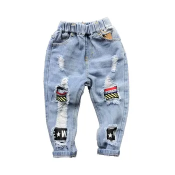 Boys Pants Fashion Ripped Jeans For Kids Pattern Splice Elastic Waist Baby Boys Jeans Casual Trousers 2019 Spring Toddler Pants
Boys Pants Fashion Ripped Jeans For Kids Pattern Splice Elastic Waist Baby Boys Jeans Casual Trousers 2019 Spring Toddler Pants