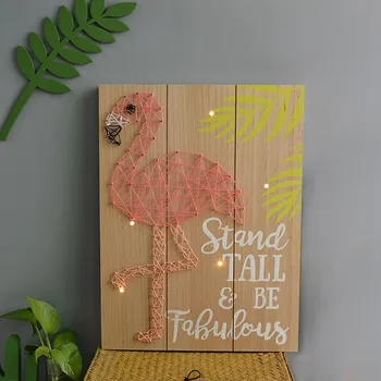 Wood Board Led Line Drawing Painting Pineapple Flamingo Wall Decoration Children's Room Living Room Decoration Birthday Gift
Wood Board Led Line Drawing Painting Pineapple Flamingo Wall Decoration Children's Room Living Room Decoration Birthday Gift