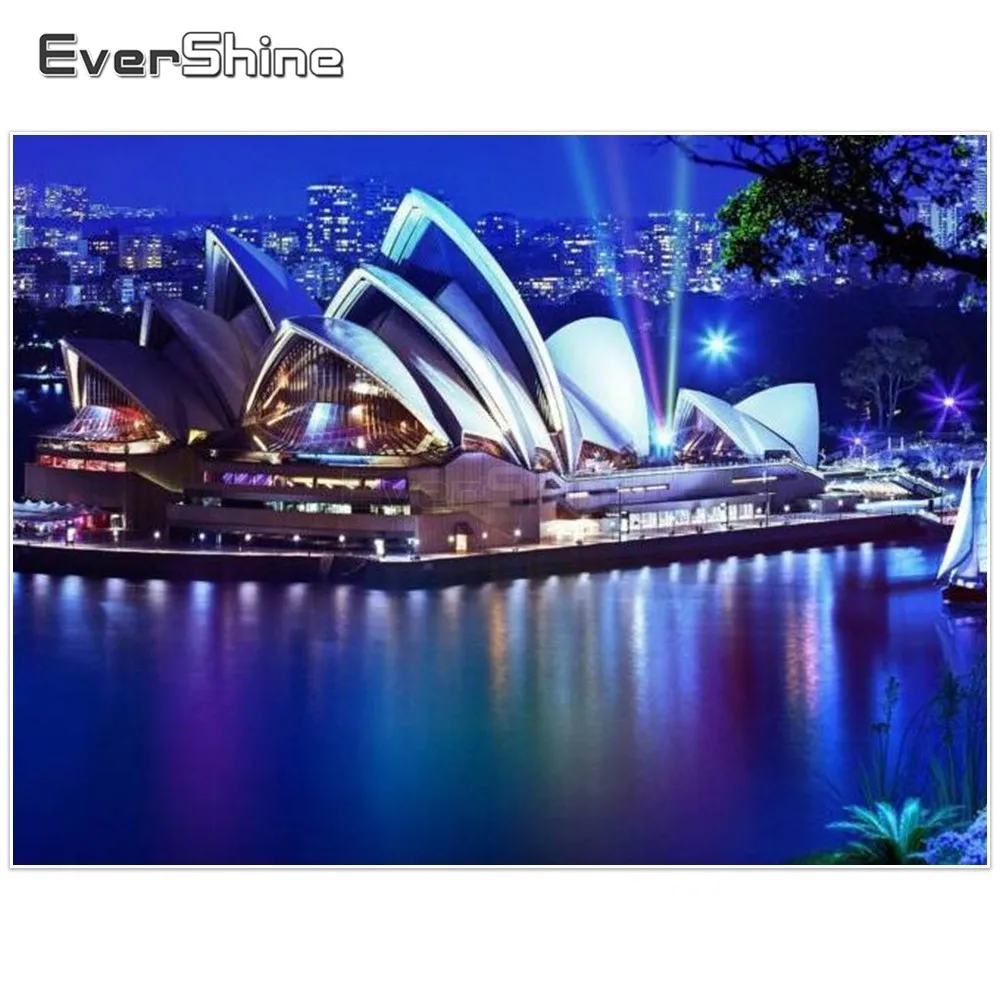 EverShine Diamond Embroidery Sydney Opera House Diamond Painting Full Square rhinestones scenery Diamond Mosaic Wall Decoration
EverShine Diamond Embroidery Sydney Opera House Diamond Painting Full Square rhinestones scenery Diamond Mosaic Wall Decoration