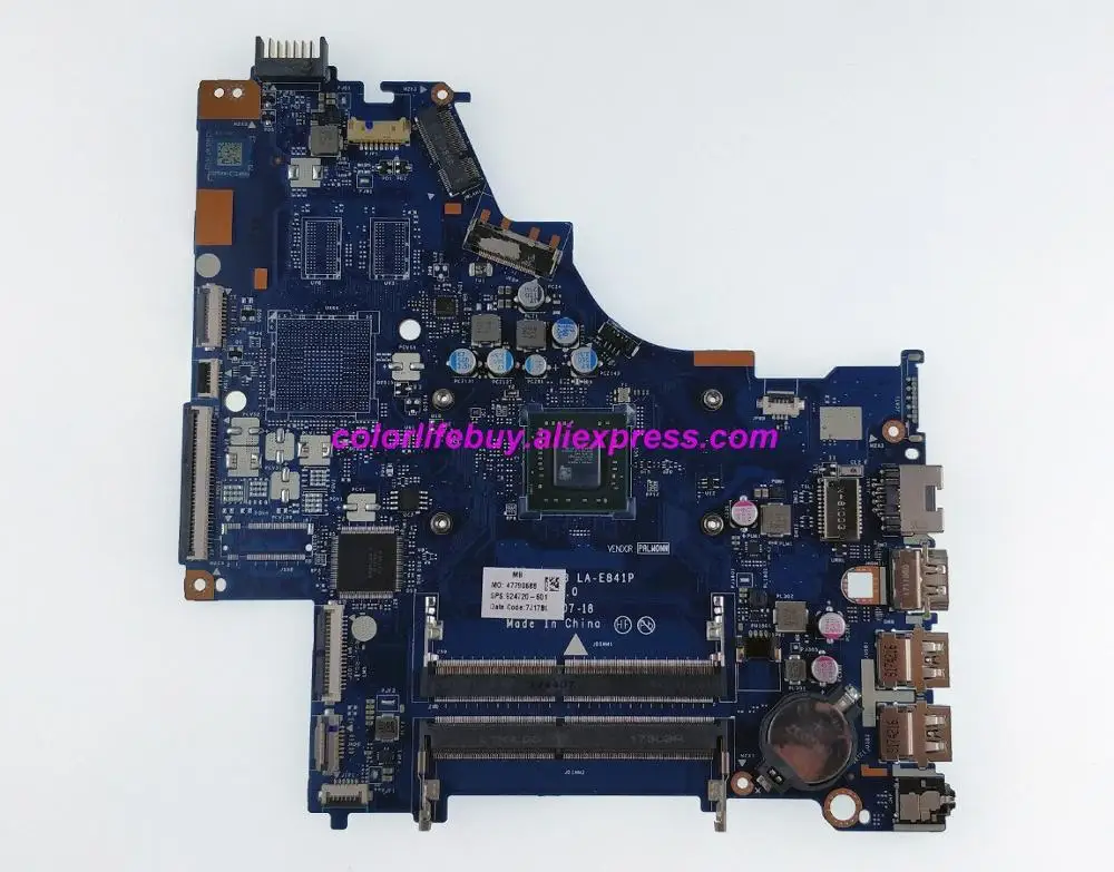 Genuine 924720-601 924720-001 CTL51/CTL53 LA-E841P UMA A6-9220 Laptop Motherboard for HP 15 15-BW 15Z-BW000 Series NoteBook PC
Genuine 924720-601 924720-001 CTL51/CTL53 LA-E841P UMA A6-9220 Laptop Motherboard for HP 15 15-BW 15Z-BW000 Series NoteBook PC