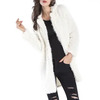 Winter Fashion Winter Fashion Coat Warm Long Sleeve Loose Jacket Women Outerwear Solid Color Overcoat
Winter Fashion Winter Fashion Coat Warm Long Sleeve Loose Jacket Women Outerwear Solid Color Overcoat