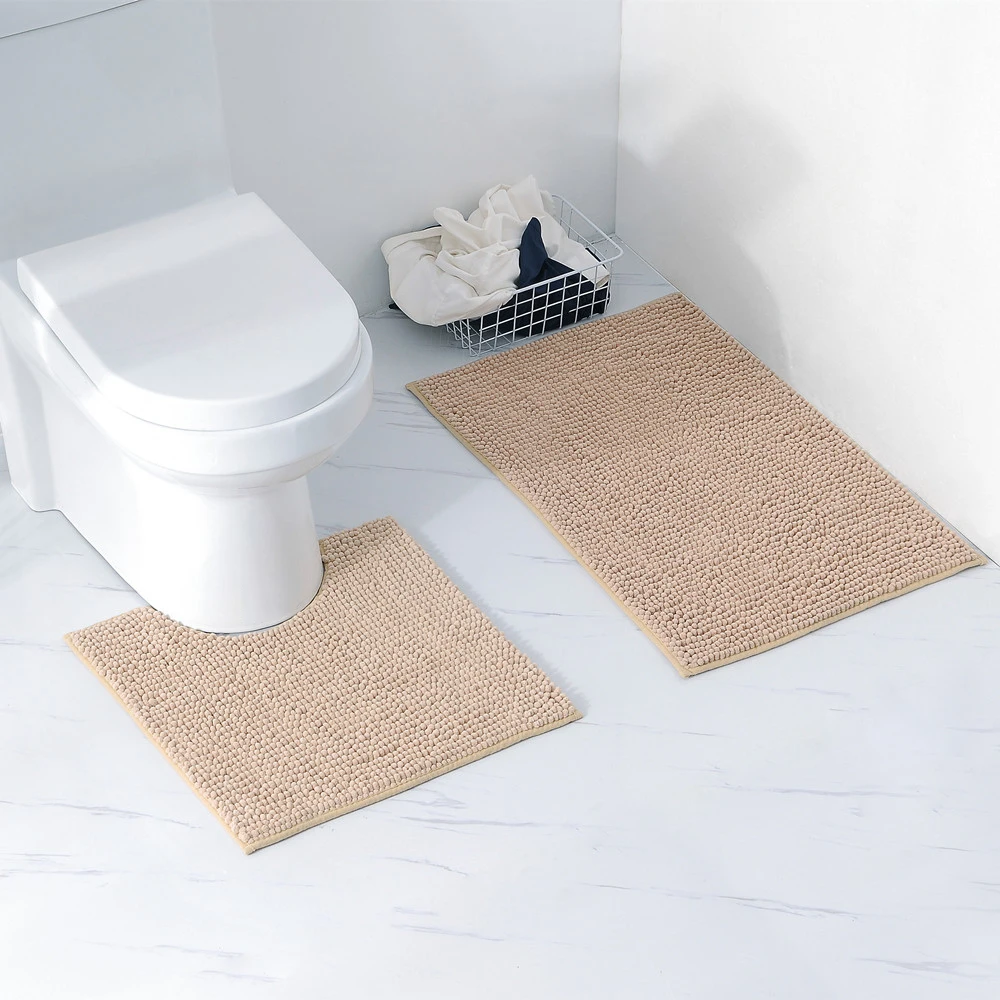 2Pcs Microfiber Rugs Chenille Floor Carpet Soft Washable Bathroom Floor Mat Dining Room Home Bedroom Stairs Anti-slip Carpet
2Pcs Microfiber Rugs Chenille Floor Carpet Soft Washable Bathroom Floor Mat Dining Room Home Bedroom Stairs Anti-slip Carpet