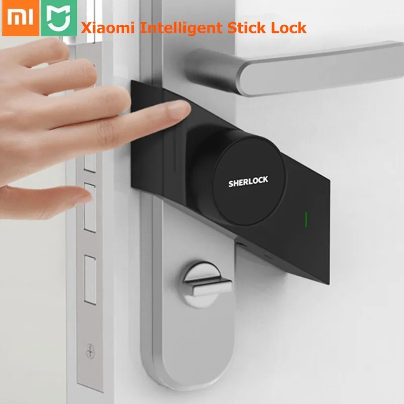 Xiaomi Mijia Sherlock M1 Intelligent Stick Lock Non-dismantling Smart Doorlock Keyless Fingerprint Unlock For Mi Smart Home APP
Xiaomi Mijia Sherlock M1 Intelligent Stick Lock Non-dismantling Smart Doorlock Keyless Fingerprint Unlock For Mi Smart Home APP