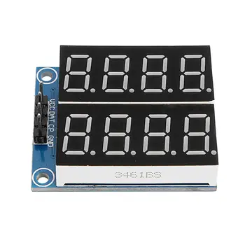 CLAITE 5 Pcs 8-Bit Serial Interface Red Highlight Digital Tube Display Module 74HC164 LCD Driver Digital Tub Board
CLAITE 5 Pcs 8-Bit Serial Interface Red Highlight Digital Tube Display Module 74HC164 LCD Driver Digital Tub Board