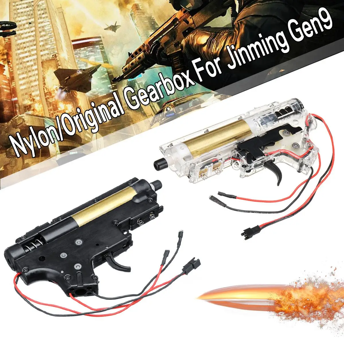 Upgrade Nylon Gearbox Wire Gears Trigger Kit For JinMing Gen9 Toy Guns Replacement Accessories
Upgrade Nylon Gearbox Wire Gears Trigger Kit For JinMing Gen9 Toy Guns Replacement Accessories