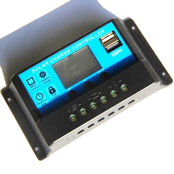 BUHESHUI 10A 12V/24V Solar Controller 120W/240W Solar Regulator Solar Panel Charger Battery Home Power System With Dual USB 2pcs
BUHESHUI 10A 12V/24V Solar Controller 120W/240W Solar Regulator Solar Panel Charger Battery Home Power System With Dual USB 2pcs