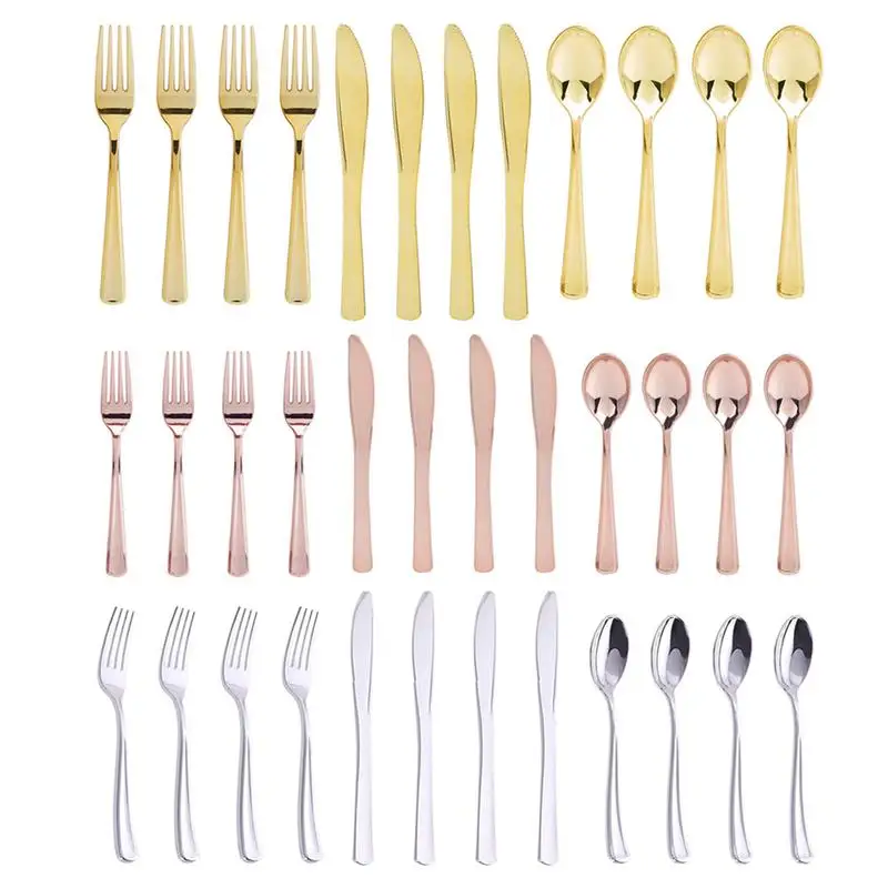 12pcs/pack Flat Plating Gold Disposable Cutlery Western Dessert Cutlery Ice Cream Spoon Long Handle Cutlery Wedding Party Decor
12pcs/pack Flat Plating Gold Disposable Cutlery Western Dessert Cutlery Ice Cream Spoon Long Handle Cutlery Wedding Party Decor