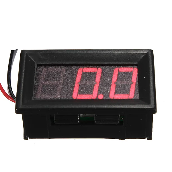Mini Digital Voltmeter DC 0-10/30/200V Panel Amp Volt Voltage Meter Tester 0.56" Red Yellow Blue Green LED Display 3 Wire
Mini Digital Voltmeter DC 0-10/30/200V Panel Amp Volt Voltage Meter Tester 0.56" Red Yellow Blue Green LED Display 3 Wire