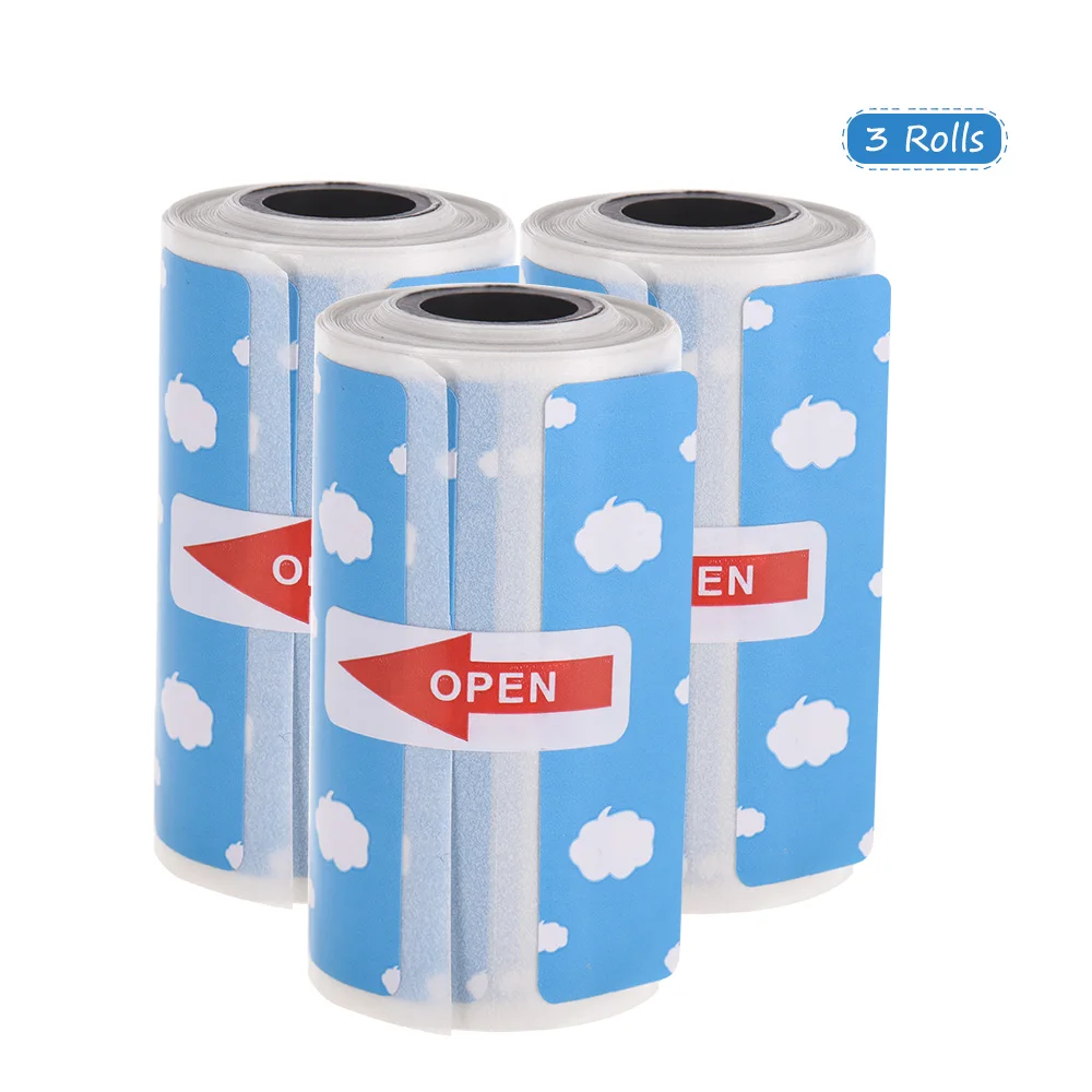 Cute Cartoon Direct Thermal Labels Roll 57*30mm(2.17*1.18in) Strong Adhesive Sticker Clear Printing for PeriPage A6 3 Rolls
Cute Cartoon Direct Thermal Labels Roll 57*30mm(2.17*1.18in) Strong Adhesive Sticker Clear Printing for PeriPage A6 3 Rolls