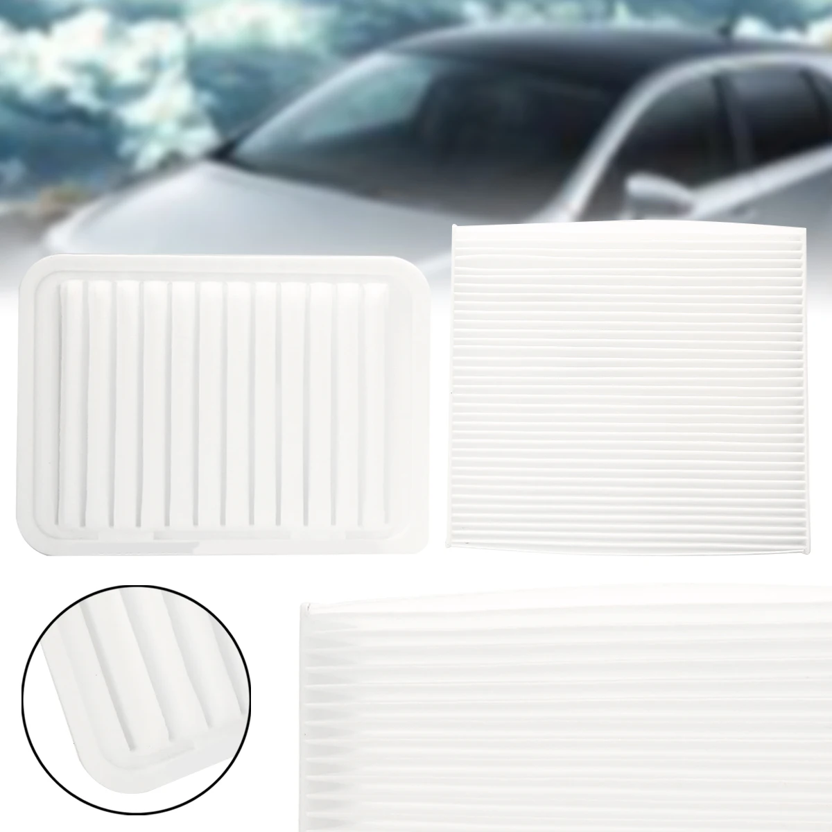 Mayitr 2pcs/set Engine + Cabin Air Filter 87139-07010 17801-21050 Replacement For Toyota Corolla 2009-2014
Mayitr 2pcs/set Engine + Cabin Air Filter 87139-07010 17801-21050 Replacement For Toyota Corolla 2009-2014