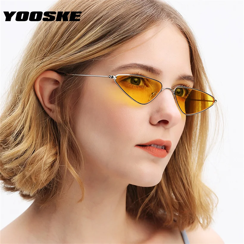 YOOSKE Women Sunglasses Vintage Small Metal Frame Design Yellow Sun Glasses for Men Brand Retro Fashion Female Eyeglasses UV400
YOOSKE Women Sunglasses Vintage Small Metal Frame Design Yellow Sun Glasses for Men Brand Retro Fashion Female Eyeglasses UV400