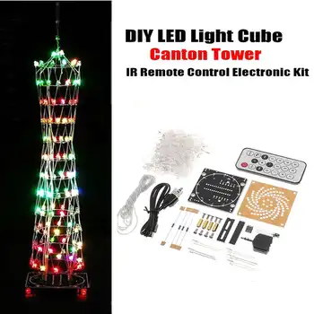 CLAITE 1pc mini DIY Full Color LED Light Cube Canton Tower Suite Wireless Remote Control Electronic Kit/colorfull led kits
CLAITE 1pc mini DIY Full Color LED Light Cube Canton Tower Suite Wireless Remote Control Electronic Kit/colorfull led kits