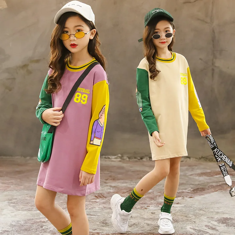 Kids Cotton girls sweater 2019 spring and autumn new letters long cartoon children's clothing
Kids Cotton girls sweater 2019 spring and autumn new letters long cartoon children's clothing