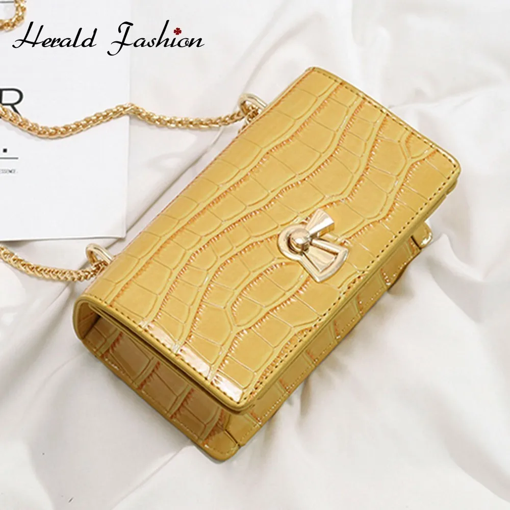Herald Fashion Women Crocodile Pattern Messenger Bag Quality Leather Female Shoulder Bag Casual Ladies' Crossbody Flap Bag Sac
Herald Fashion Women Crocodile Pattern Messenger Bag Quality Leather Female Shoulder Bag Casual Ladies' Crossbody Flap Bag Sac